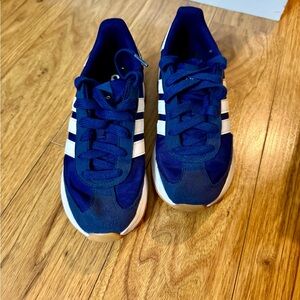 Adidas Navy and White Athletic Shoes